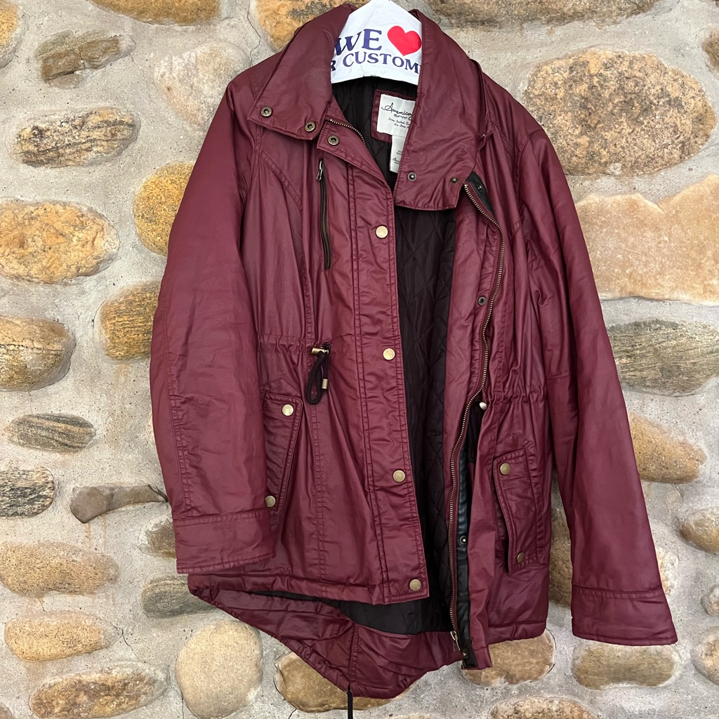 American Rag Maroon Utility Jacket